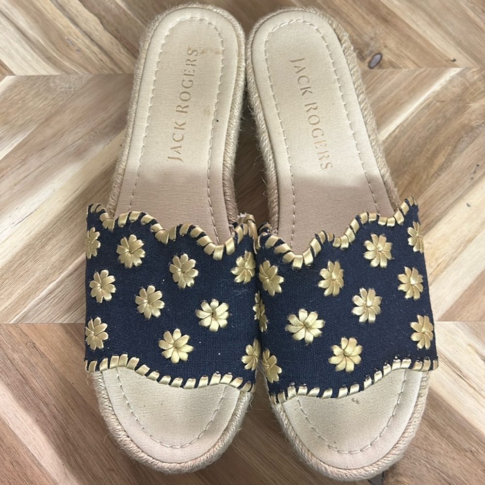 Used Jack Rogers 9 platform sandals, item #57398